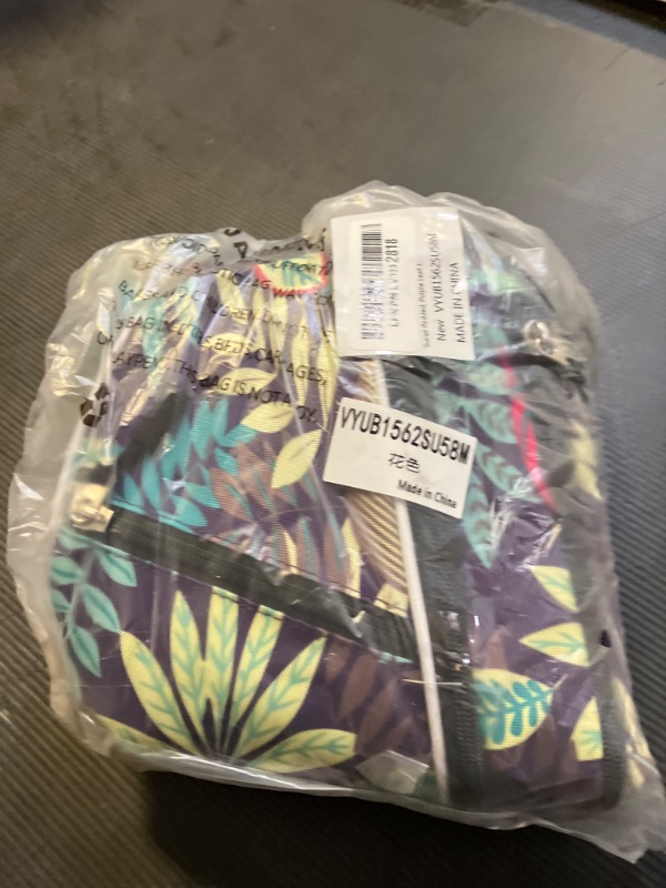 Photo 1 of Sucipi Pickleball Bag for Women Men Pickleball Backpack Reversible Pickleball Paddle Bag Rackets Bags for Ladies Purple Leaf