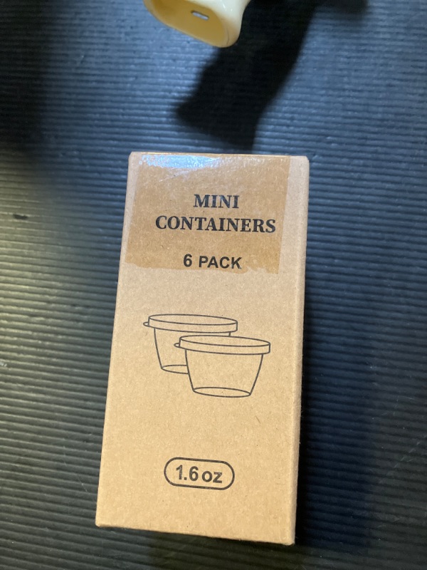 Photo 1 of [6 Pack] Salad Dressing To Go Containers, 1.6 oz Small Stainless Steel Sauce Cups With Leakproof Silicone Lids, For Lunch Boxes, Picnics and Travel