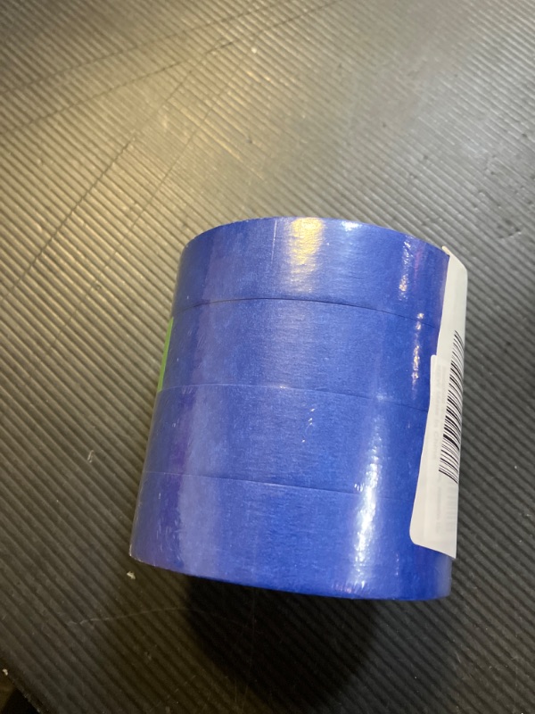 Photo 1 of 4 Rolls Premium Painters Tape, Blue Tape, Masking Tape, Paint Tape for Multi-Purpose, Painting, Painter's, DIY Crafts Arts (88yd =0.94IN*22yd*4) Decoration Labeling No Residue, Easy Removal