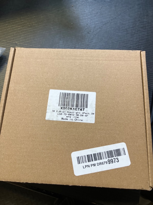 Photo 1 of 2 Inch LED Downlight, Recessed Lighting Dimmable Ceiling Light, 3W, 5500K Daylight White, CRI80 with LED Driver(35W Halogen Equivalent), 4 Pack