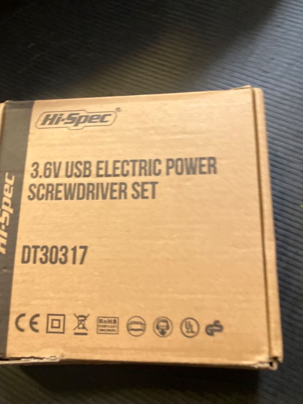 Photo 1 of Hi-Spec Electric Screwdriver 27pc 3.6V Pink USB Small Power Screwdriver Set. Cordless & Rechargeable with Driver Bit Set