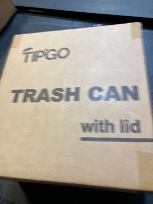 Photo 1 of TIPGO Slim Bathroom Trash Can with Lid Soft Close, Step Pedal, 6 Liter / 1.6 Gallon Stainless Steel Trash Bin, Small Garbage Cans for Bedroom, Office, Kitchen (Matte Black)