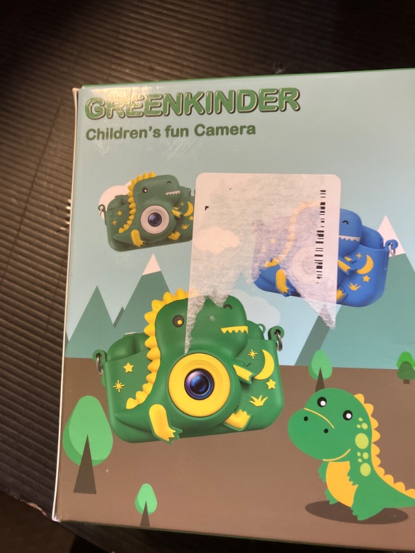 Photo 1 of Kids Camera, Dinosaur Toddler Digital Camera for Ages 3-12 Boys Girls Childrens, Christmas Birthday Gifts, Selfie 1080P HD Video Camera for 3 4 5 6 7 8 9 Years Old Boys Girls Toys Gifts
