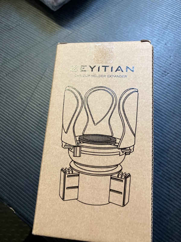 Photo 1 of Car Cup Holder Expander, Cup Holder Extender Adapter with Expandable Arm and Adjustable Base, Compatible with Yeti Ramblers 14-64oz, Hydro Flasks 18-64oz Most Coffee Mugs Bottles & Cups