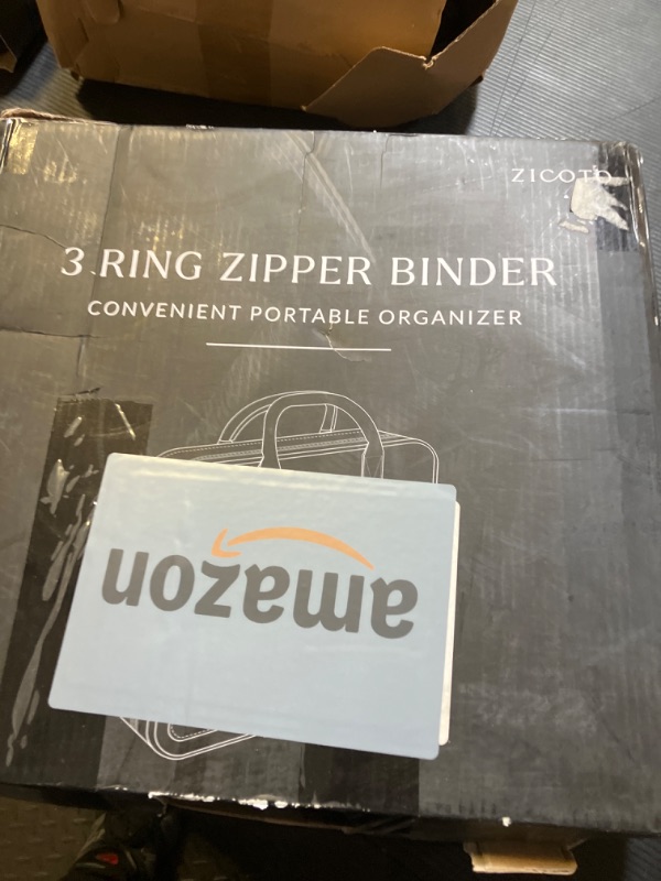 Photo 1 of Sturdy 3 Ring Zipper Binder With Shoulder Strap For School - Beautiful 2 Inch Zip Up Binder with Extra Pockets Holds 500 Sheets, Books & Laptop - Easy to Carry Trapper Keeper Made Of Premium Fabrics