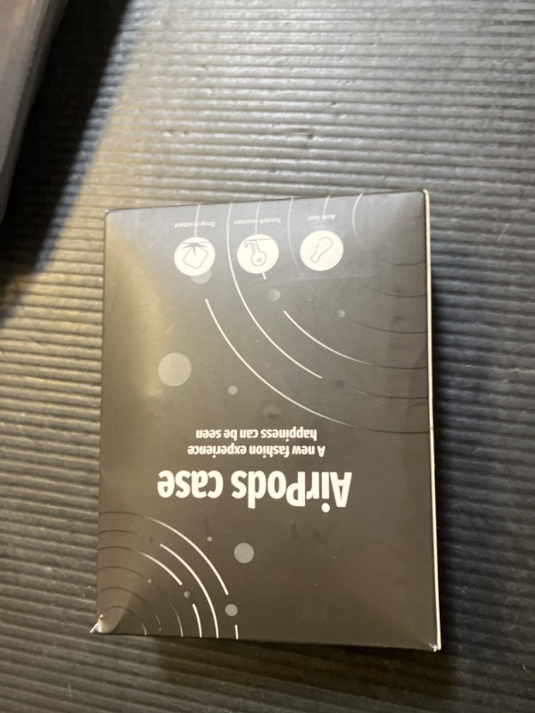 Photo 1 of R-fun Compatible AirPods 2nd Generation 2019,1st Gen Headphone Cases, Fully Drop Proof Auto Eject Protective Cover Design, New Charging Port Dust and Stand Design,Black