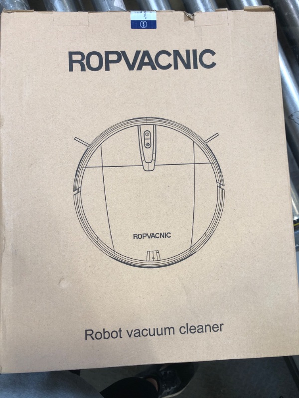 Photo 1 of ROPVACNIC Robot Vacuum Cleaner with 3000Pa Cyclone Suction, APP/Voice/Remote Control, Automatic Self-Charging Robotic Vacuum, Scheduled Cleaning, Ideal for Pet Hair, Hard Floor, Low Carpet