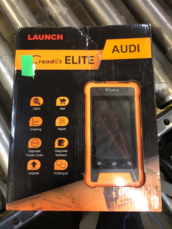 Photo 1 of Launch Creader Elite Code Reader, Bi-Directional Scan Tool for Audi, Full System Diagnostic Scanner, 31+ Services, Online Coding, AutoVIN, WiFi Update