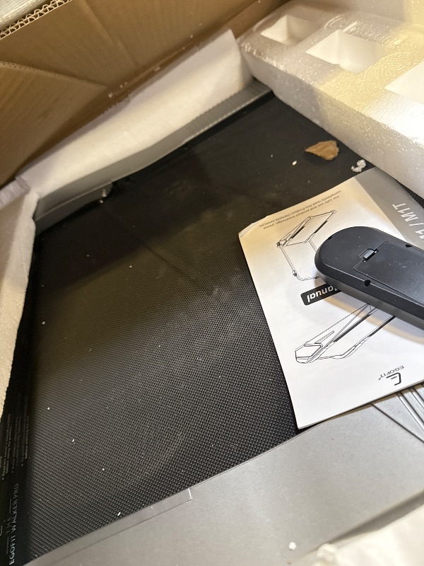 Photo 1 of EGOFIT: Walker Pro M1 - Cool Grey - Under Desk Walking Pad Treadmill, 5% Incline, LCD Display, Remote Control, Home & Office, 220lb Cap, 0.6-3.1mph