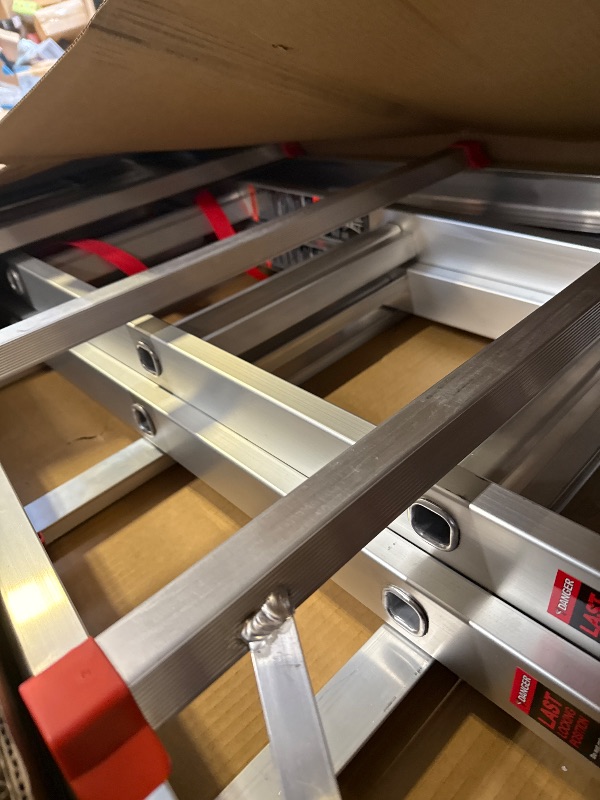 Photo 1 of Little Giant Ladder Systems, SkyScraper, M17, 9-17 Foot, Stepladder, Aluminum, Type 1A, 300 Lbs Weight Rating, (10110)