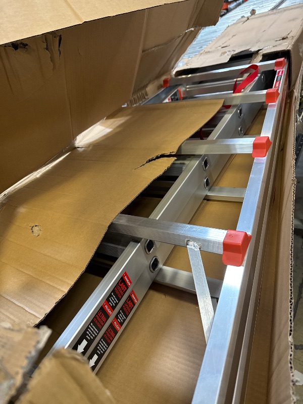 Photo 1 of Little Giant Ladder Systems, SkyScraper, M17, 9-17 Foot, Stepladder, Aluminum, Type 1A, 300 Lbs Weight Rating, (10110)