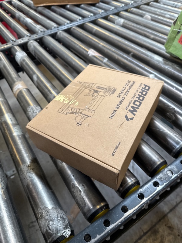 Photo 1 of Arrow Pneumatic Staple Gun, Oil-Free Upholstery Stapler with 3750 Pieces T50 1/4", 3/8", 1/2" Staples, Adjustable Exhaust, for Woodworking, Professional and DIY Projects, PT50