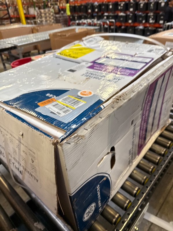 Photo 1 of GE 14,000 BTU Portable Air Conditioner for Medium Rooms up to 550 sq ft. (9,850 BTU SACC), 3-in-1 with Dehumidify, Fan, and Auto Evaporation, Included Window Installation Kit