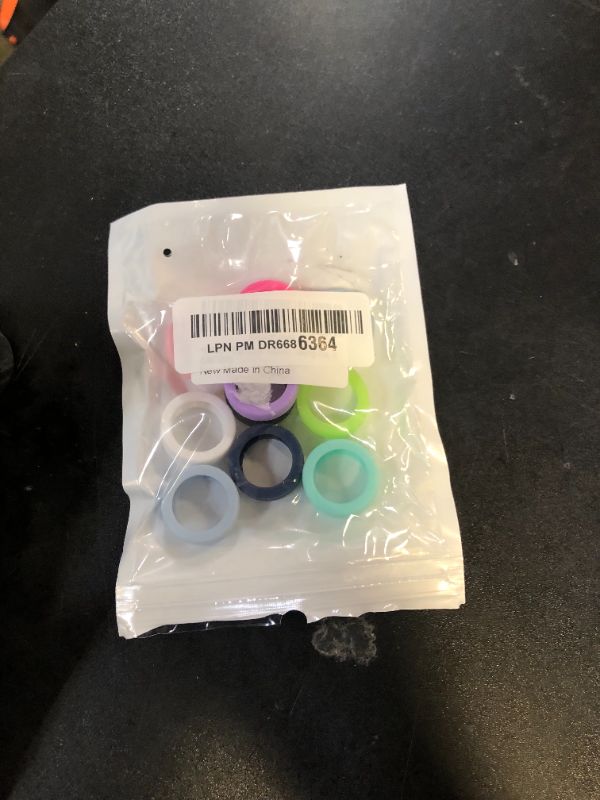 Photo 1 of 10 Pack Ring Cover Replacement for Oura Ring Gen 4, Oura Ring Gen3, Galaxy Ring, Ultrahuman Ring, Anti-Scratch Elastic Silicone Ring Case Protector for Gym Working Out, S (5/6/7/8/9) Multicolor