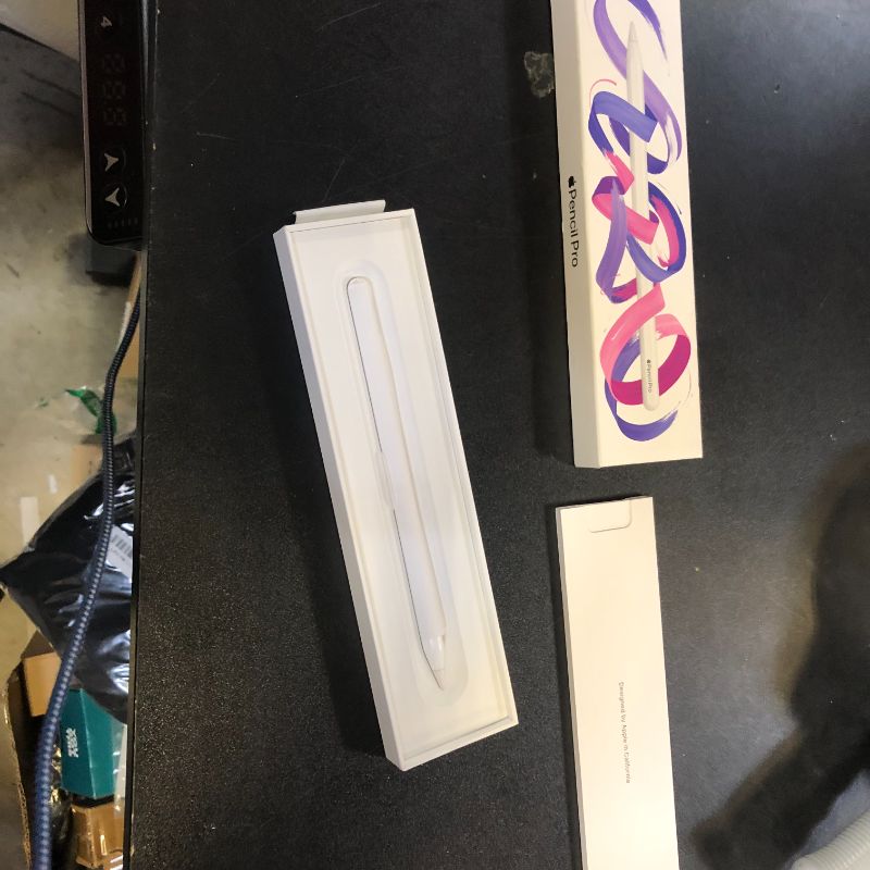 Photo 1 of Apple Pencil Pro: Latest Model - Device Compatibility Check Required - Pixel-Perfect Precision, Tilt and Pressure Sensitivity, Perfect for Note-Taking, Drawing, and Art. Charges and Pairs Magnetically