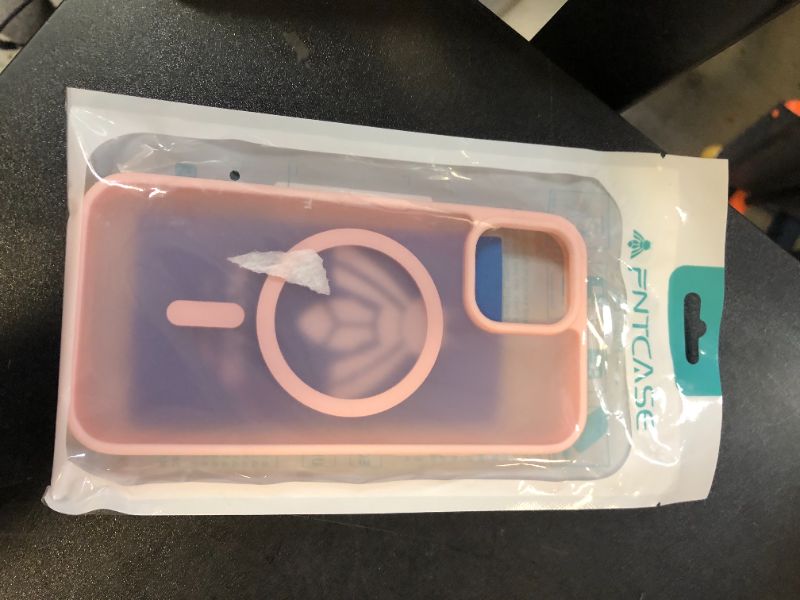 Photo 1 of FNTCASE for iPhone 12 Phone Case: for iPhone 12 Pro Magnetic Matte Textured Military Grade Drop Protection Translucent Cell Cover - Slim Durable Shockproof Protective Bumper