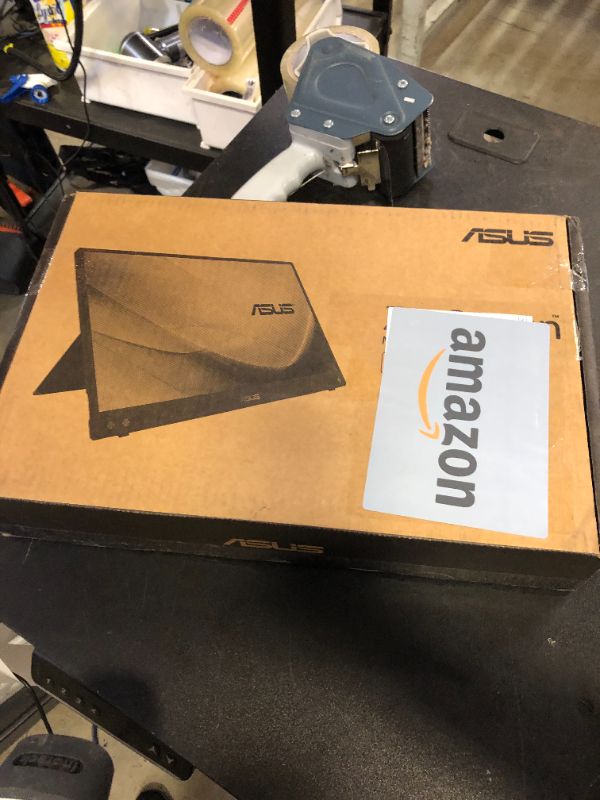 Photo 1 of ASUS ZenScreen 15.6” 1080P Portable Monitor (MB16ACV) - Full HD, IPS, Eye Care, Flicker Free, Blue Light Filter, Kickstand, USB-C Power Delivery, for Laptop, PC, Phone, Console