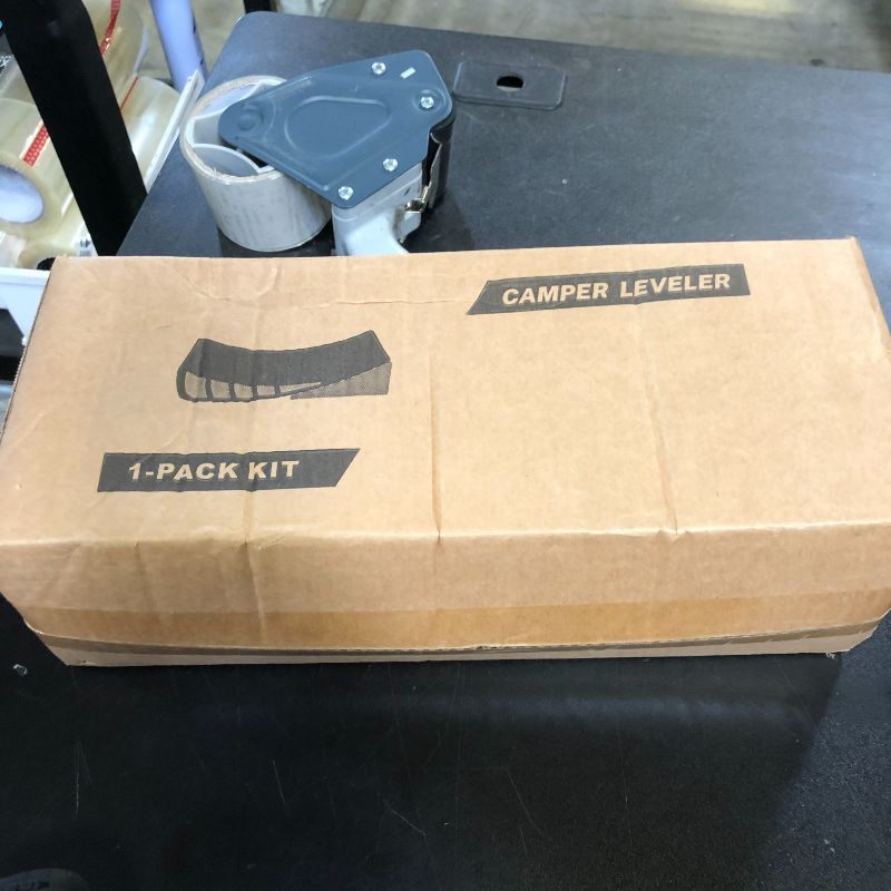 Photo 1 of CARMTEK Camper Leveler Kit - Curved RV Levelers with Camper Wheel Chocks for Travel Trailers | Faster Camping Leveling Than RV Leveling Blocks (1 Pack)