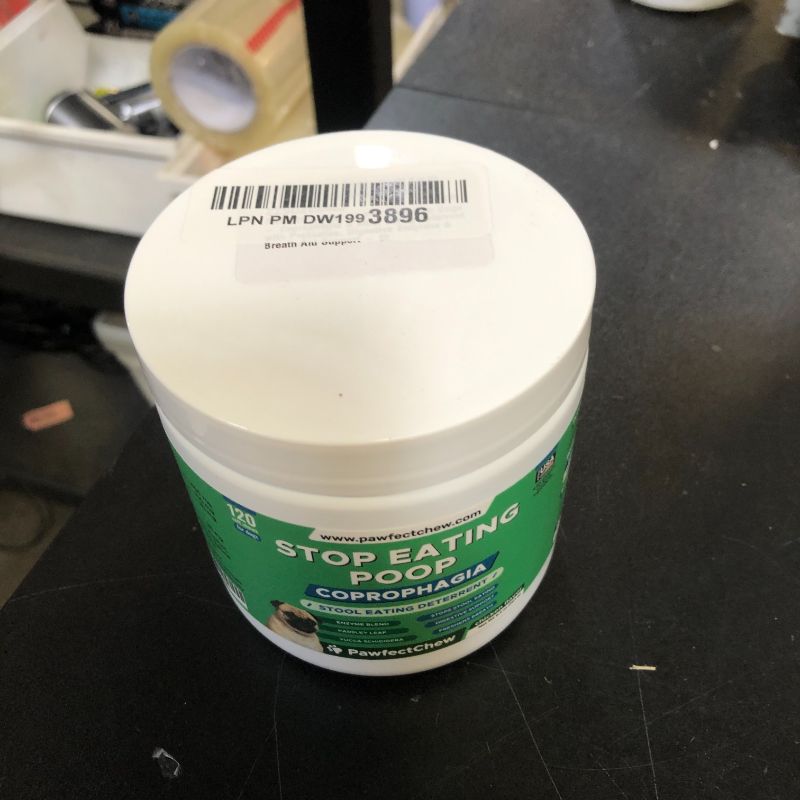 Photo 1 of PAWFECTCHEW No Poo Chews for Dogs - Coprophagia & Stool Eating Deterrent with Probiotics, Digestive Enzymes & Breath Aid Support - Stop Dog Poop Eating - Made in USA - 120 Soft Chews