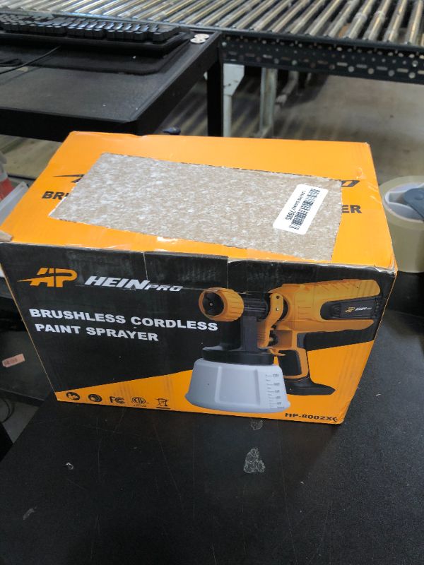 Photo 1 of HEINPRO Cordless Paint Sprayer Compatible with Dewalt 20V Max Battery Brushless Paint Gun (No Battery), Electric Paint Sprayer for Furniture and House Painting, Paint Sprayers for Home Interior
