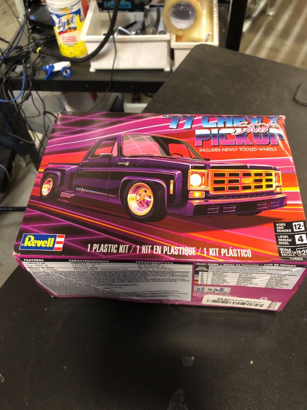 Photo 1 of Revell 14552 '77 Chevy Street Pickup 1:24 scale 83-Piece Skill Level 4 Model Building Kit