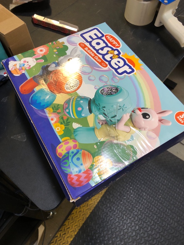 Photo 1 of Bubble  For Kids 2 Pack Bubble Guns Kit for Toddlers Rabbit Bubble Machine Electric Bubble Toy Automatic Bubble Blower Bubble Maker for Outdoor Easter Gift for Kids