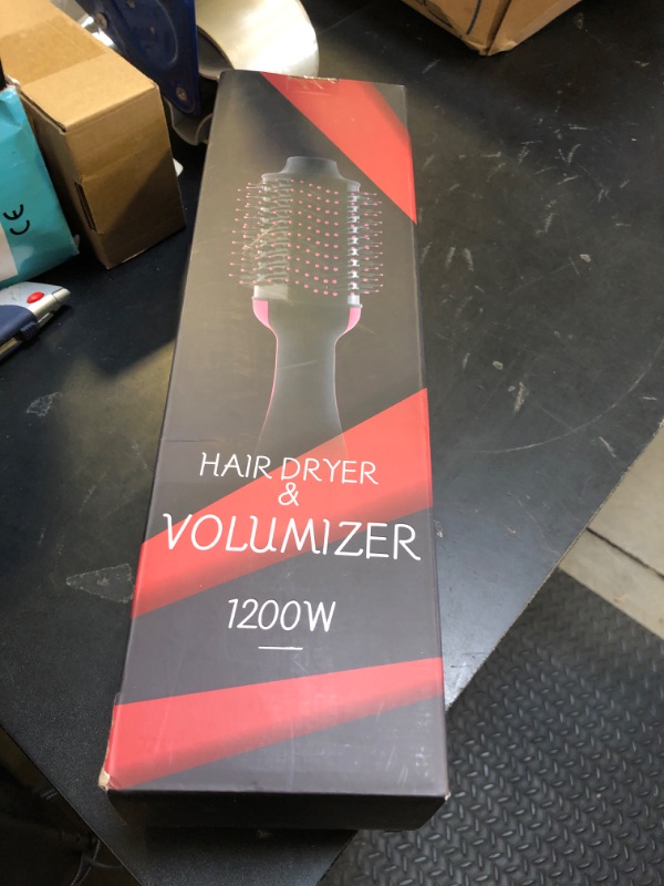Photo 1 of Hair Dryer Brush Blow Dryer in One Upgraded 4 in 1 Hair Dryer and Styler Volumizer with Negative Ion Anti-frizz Ceramic Titanium Barrel Hot Air Brush Hair Straightener Brush
