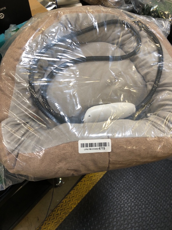 Photo 1 of CLAYCLAY Heated Cat Bed for Indoor Cats - 20" Cozy Washable With Timer & Temperature Adjustable, Non-Slip Bottom, Removable, Pet Heating Pad With Waterproof