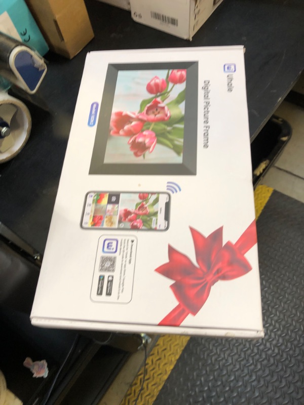 Photo 1 of BIGASUO 10.1 Inch WiFi Digital Picture Frame, IPS HD Touch Screen Cloud Smart Photo Frames with Built-in 32GB Memory, Wall Mountable, Auto-Rotate, Share Photos Instantly from Anywhere