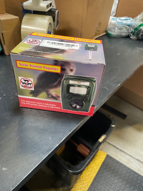 Photo 1 of FAYINWBO Solar Ultrasonic Animal Repeller, Cat Repellent, Motion Detection, Siren and Flash Repel. Dog, Squirrel, Deer, Raccoon, Skunk, Rabbit, Fox, etc
