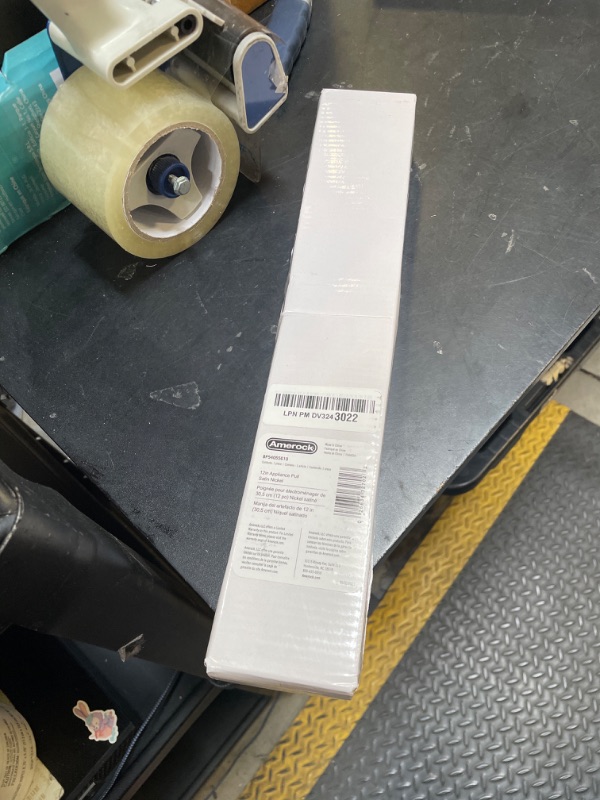 Photo 1 of Amerock BP54055G10 | Satin Nickel Appliance Pull | 12 inch (305mm) Center-to-Center Cabinet Handle | Renown | Furniture Hardware