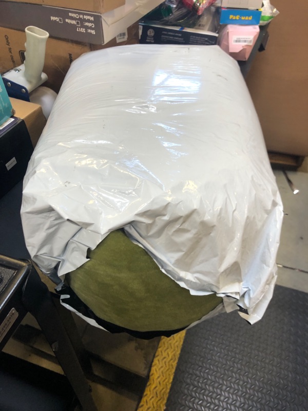 Photo 1 of 1 MIDDLE ONE Bolster Pillow for Bed, Long Round Body Pillow for Adults with Removable Velvet Cover, Decorative Tube Roll Cylinder Pillow, 47 x 7.87 Inch, Green