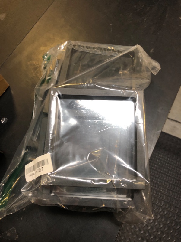 Photo 1 of Restaurantware Display Tek 5.5 x 5.5 Inch Floating Display Cases 10 Frame Display Cases - Stands Sold Separately 3D Floating Display Black Plastic Square Display Cases For Securing Keepsakes