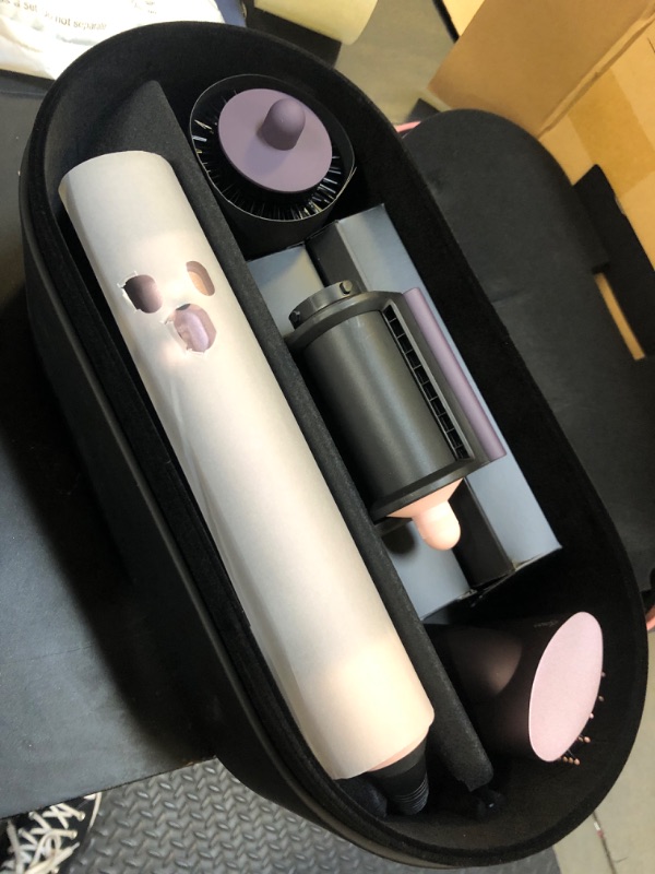 Photo 1 of Limited Edition Dyson Airwrap i.d.™ Multi-Styler and Dryer Straight+Wavy in Jasper Plum