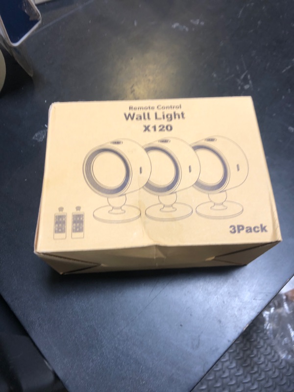 Photo 1 of Lightbiz LED Reading Lights, Wall Lights Sconces 3 Pcs with Remote Rechargeable Battery Operated, 3 Color Temperatures & Dimmable Light Magnetic Ball 360°Rotation, Lamps for Study Bedside Closet