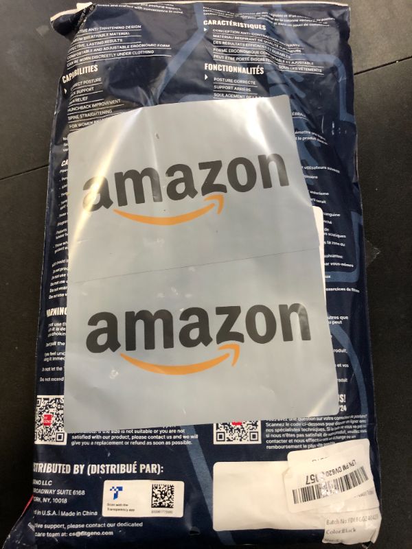 Photo 1 of Fit Geno Posture Corrector for Women and Men - Adjustable Back Brace & Straightener for Scoliosis, Hunchback Correction, Back Pain, Spine Corrector, Back Support and Posture Trainer