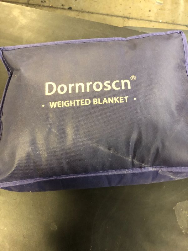 Photo 1 of Dornroscn Cooling Weighted Blanket with Bamboo-Derived Rayon | 15lbs-60’’x80’’-Queen Size Bed for Adults | Cooling Heavy Blanket Premium Glass Bead for Hot Sleepers, Sea Grass