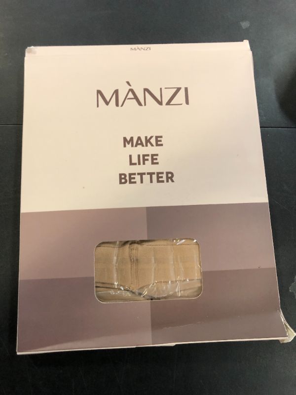 Photo 1 of MANZI 2 Pairs Women's Opaque Control Top Tights Comfort Stretch 70 Denier Pantyhose Suntan Medium