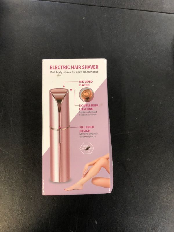 Photo 1 of Facial Hair Remover for Women, Device, Remover Women Face, Finishing Touch Upper Lips, Chin & Cheeks, USB Rechargeable with LED LightIncluded Two Replacement Heads (Black)
