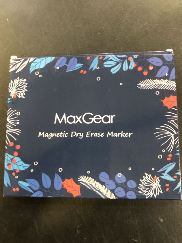 Photo 1 of MaxGear Dry Erase Markers Fine Tip with Eraser, Assorted Color Magnetic Whiteboard Markers Erasable Fine Point Low Odor for White Board, School Supplies for Classroom, Home, Office, 8 Count