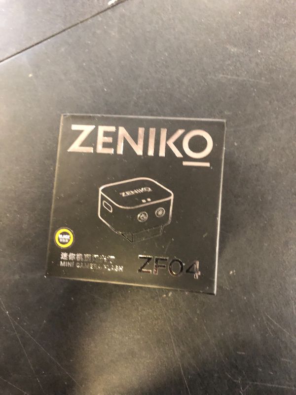 Photo 1 of Zeniko ZF04 Lightweight On-Camera Flash,Mini Flash Speedlite, CCT 6500K±200K,372 Full-Power Flash Light with Universal Hot Shoe Mount Fit for Canon, Nikon, Sony, Fuji,Leica Cameras (Black)