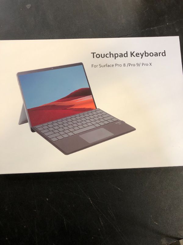 Photo 1 of Qulose Surface Pro 9 Keyboard, Detachable Wireless Bluetooth Keyboard for Microsoft Surface Pro 8/9/10/11/X, with Built-in Rechargeable Battery/Multi-Gesture Touchpad/Pen Holder
