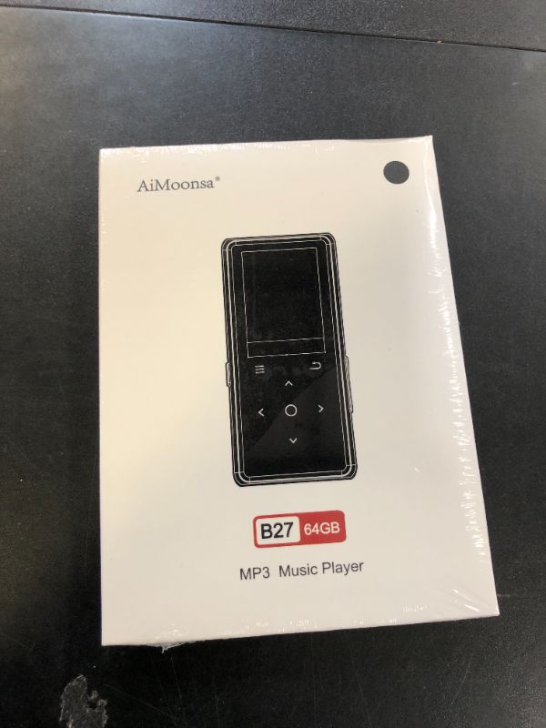 Photo 1 of 64GB MP3 Player with Bluetooth 5.2, AiMoonsa Music Player with Built-in HD Speaker, FM Radio, Voice Recorder, HiFi Sound, E-Book Function, Earphones Included