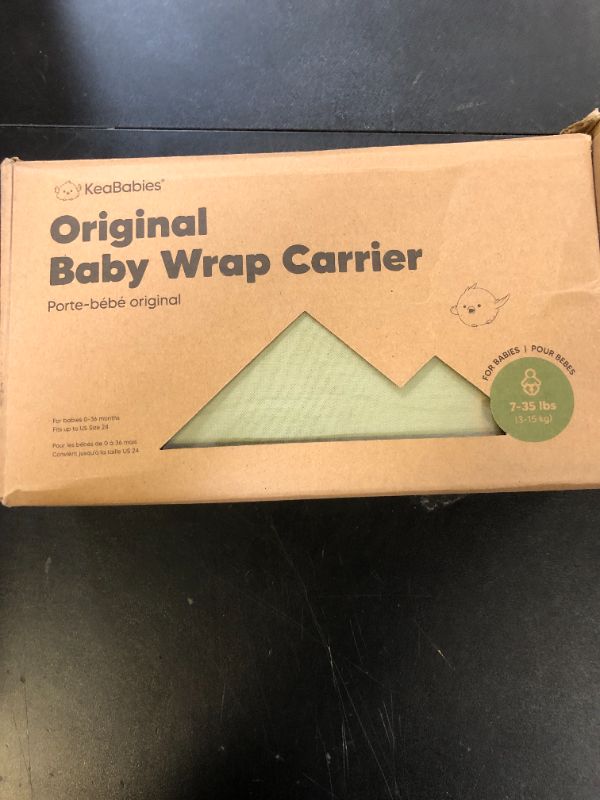 Photo 1 of KeaBabies Baby Wrap Carrier - All in 1 Original Baby Carrier Newborn to Toddler Sling, Easy to Wear, Hands Free Bonding, Lightweight, Breathable Infant Wraps (Dusty Olive)