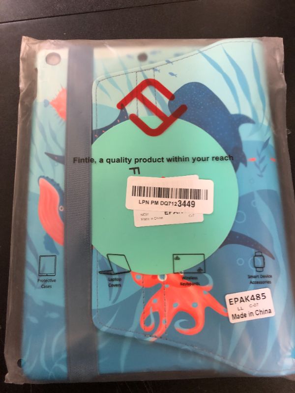 Photo 1 of Fintie Rotating Case for iPad 9th Generation (2021) / 8th Generation (2020) / 7th Gen (2019) 10.2 Inch - 360 Degree Rotating Stand Cover with Pencil Holder, Auto Wake Sleep, Blue Ocean
