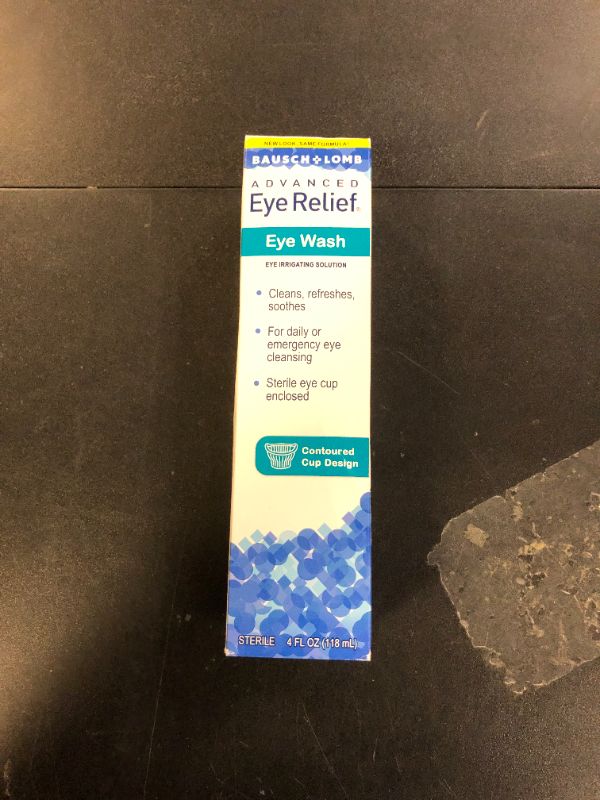 Photo 1 of Bausch + Lomb Advanced Eye Relief Wash, Irrigating Solution for Soothing & Refreshing Eyes, 4 Fl Oz (Pack of 1 ONLY)