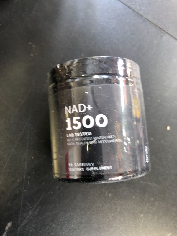 Photo 1 of Toniiq Ultra High Strength 1500mg NAD+ Supplement - Clinically Studied Ingredients with Patented RiaGev-WS™, Resveratrol, and Niacin - 60 Capsules