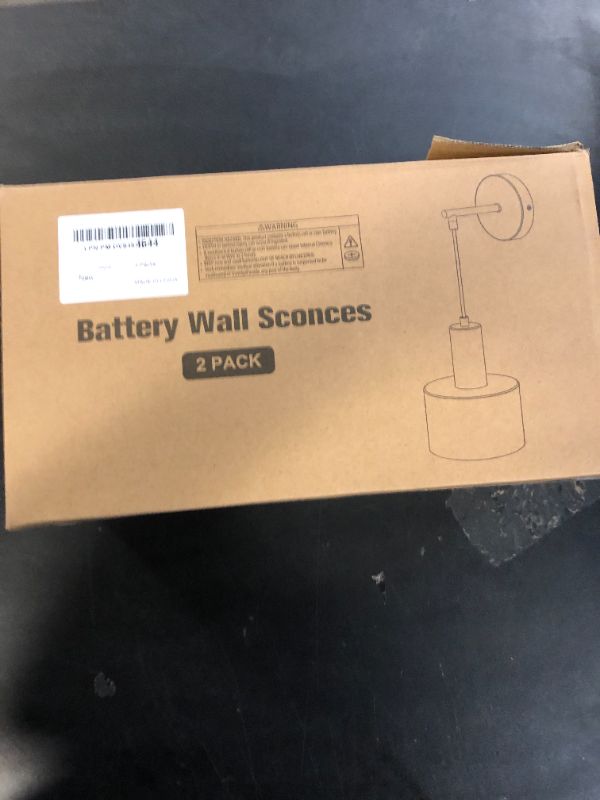 Photo 1 of NIORSUN Battery Operated Wall Sconce Set of 2, Gold Wireless Rechargeable Wall Lights with 5200mAh Dimmable Detachable Bulbs and Remote, 9 Colors Sconces Wall Decor for Bedroom Living Room Hallway
