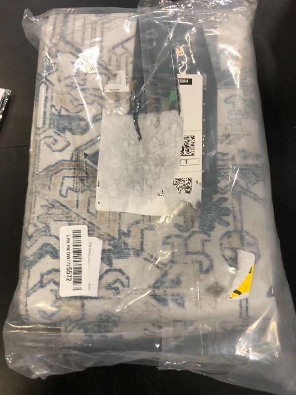 Photo 1 of jinchan Kitchen Runner Rug 3x7 - Vintage Floral Machine Washable Non-Slip Hallway Runner Rug with Rubber Backing Ultra-Thin Carpet for Bedroom Laundry Room Farmhouse (3x7ft,Blue)