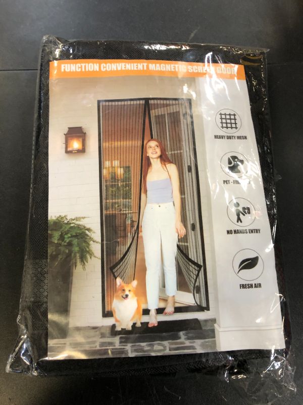 Photo 1 of LIAMST Magnetic Screen Door Fit Door Size 62 x 80 Inch, Magnetic Screen Door for French & Sliding Doors, Large Pet & Kids. Heavy Duty Mesh. Self Closing Continuous Magnetic Seal.